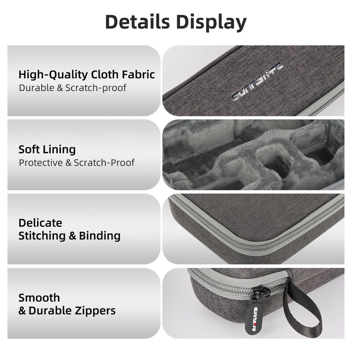 Sunnylife Creator Combo Case Compatible With DJI Osmo Pocket 4/3 - Image 8